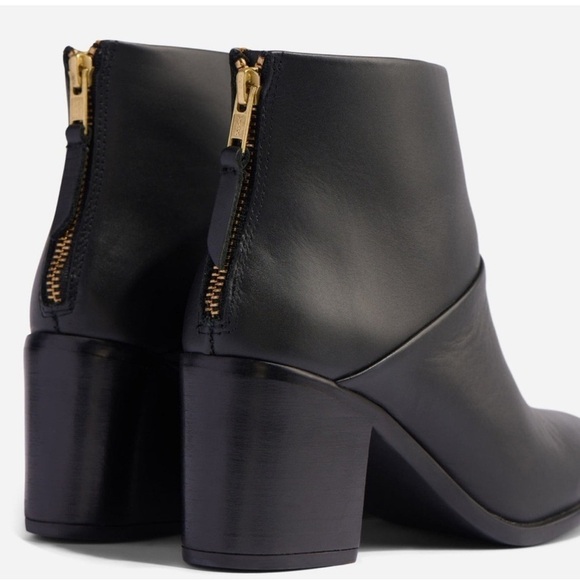 Nisolo Dari Commuter Black Leather Boot Size 7.5 - Picture 5 of 11